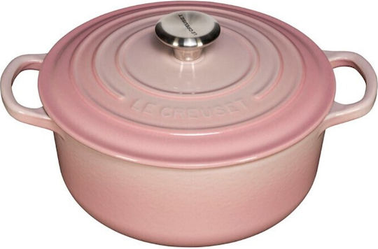 Le Creuset Signature Cast Iron- Round Casserole 20cm shellpink