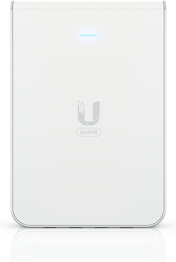 Ubiquiti UniFi6 In-Wall WiFi Mesh Network Access Point Wi‑Fi 6 Dual Band (2.4 & 5GHz) για Εξωτερική Τοποθέτηση