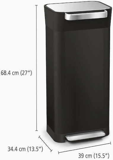 Joseph Joseph Titan 30L Black Trash Compactor