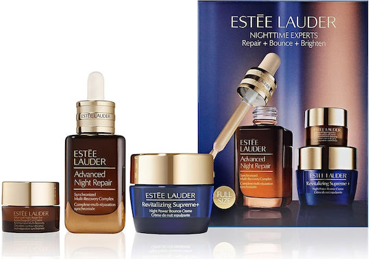 Estee Lauder Nighttime Experts Σετ Περιποίησης για Αντιγήρανση, Λάμψη & Σύσφιξη 3τμχ