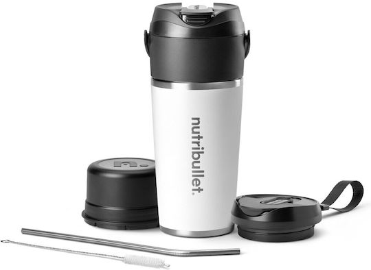 NutriBullet Flip Μπλέντερ για Smoothies 0.59lt Λευκό NBP016W