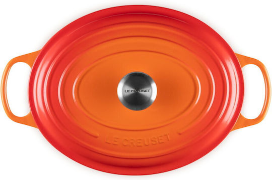 Le Creuset Signature Oval Casserole, 31 cm, Volcanic