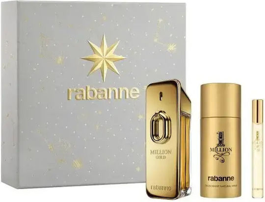 Rabanne Million Gold EDP Intense 100 ml + EDT MINI 1 Milion 10 ml + DEO VAPO 1 Million 150 ml (man)