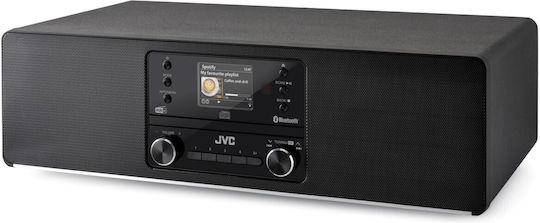 JVC RD-E984B Φορητό Ηχοσύστημα με USB / Ραδιόφωνο σε Μαύρο Χρώμα