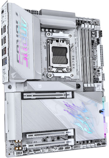 GigaByte X870E AORUS PRO X3D ICE (ασημί/άσπρο)