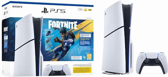 Sony PlayStation 5 Slim 1TB Fortnite Flowering Chaos (Official Bundle)