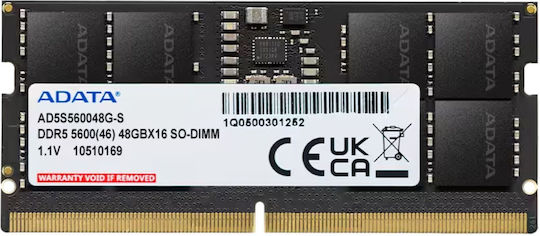 ADATA DDR5 SO-DIMM 5600     48GB AD5S560048G-S