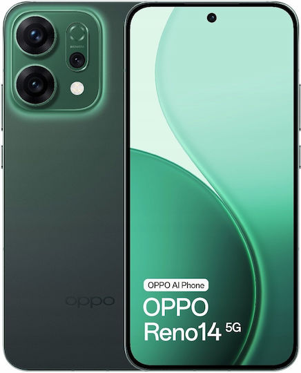 OPPO Reno 14 12+512GB 6.59"5G Luminous Green