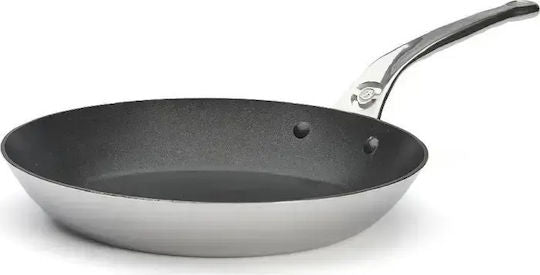 De Buyer Affinity Ceramic Frypan with Stainless Steel Non-Stick Surface, 28 cm