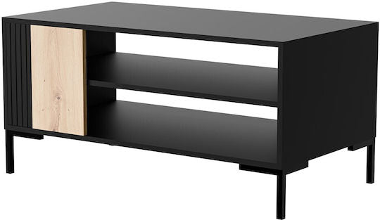 Cama MERCI coffee/lawn table 100 x 55 x 49 cm black/oak artisan