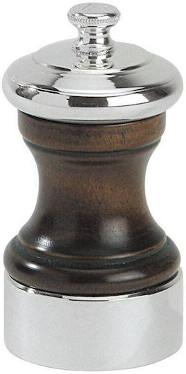 Peugeot PALACE Salt Mill Silver Plated 10 cm Wood