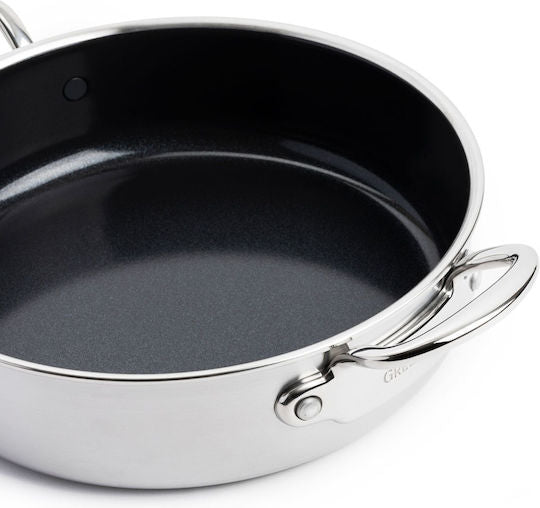 GreenPan Premiere Casserole 26 cm Stainless Steel
