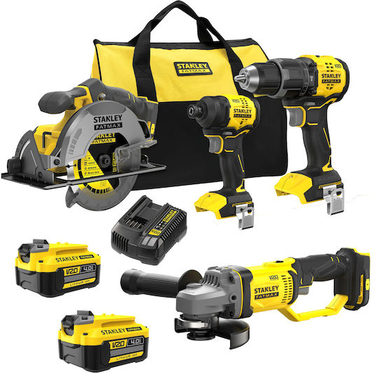 Stanley 18V Tool Set, 4-Piece SFMCK459M2S